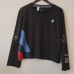 Puma X BMW Motorsports Cropped Long Sleeve Tee